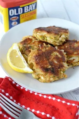  Baltimore Crab Cakes!  A symphony of sweet and savory seafood flavors dance on your palate in this Maryland masterpiece.